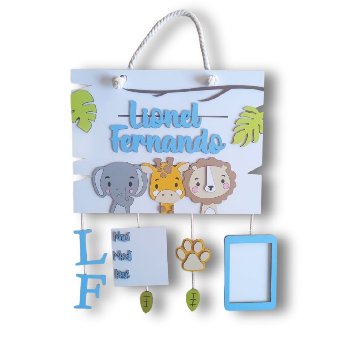 103 - Elefante, Jirafa y Leon