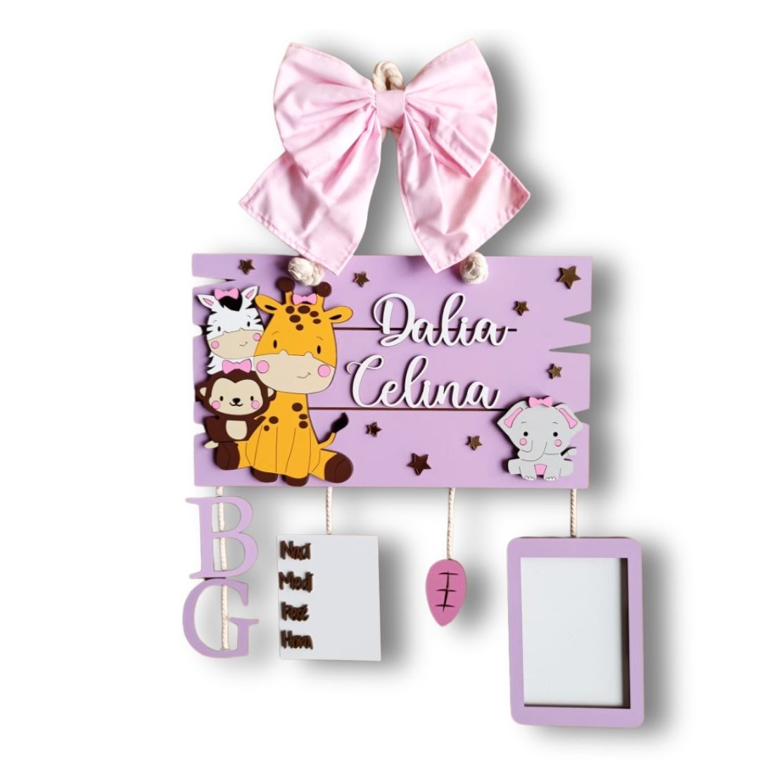 134 - Elefante, Jirafa,Zebra y Mono