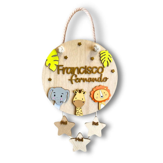 228 - Elefante, Jirafa y Leon