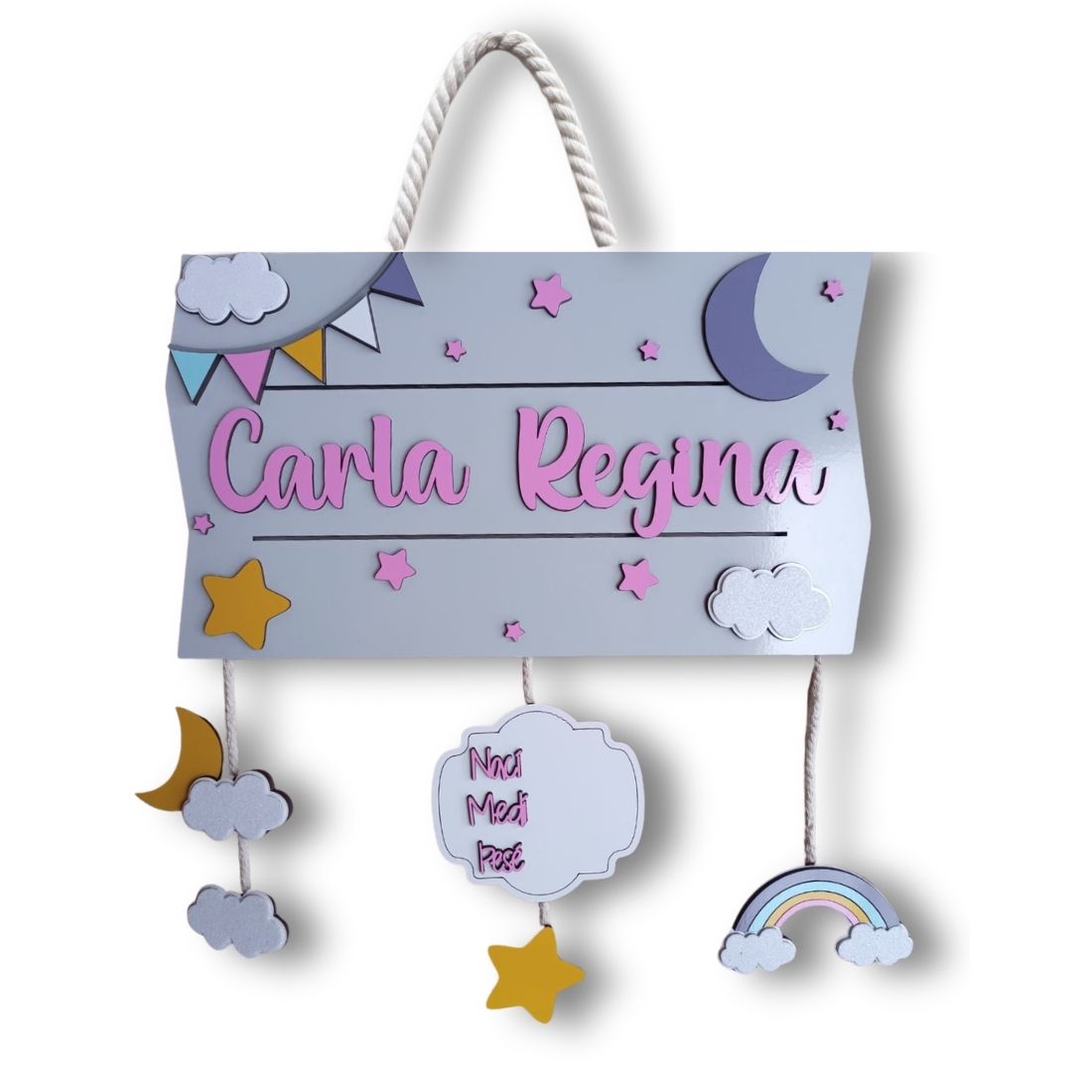 32 - Nubes, Luna y Estrellas