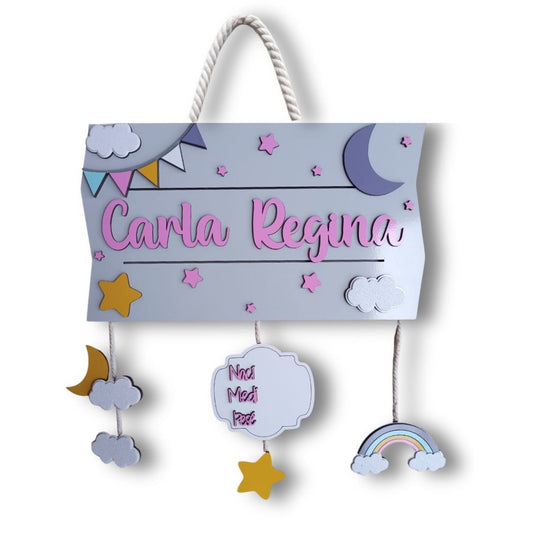 32 - Nubes, Luna y Estrellas