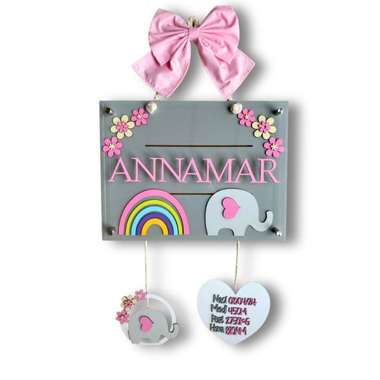 87 - Elefante y Arcoiris