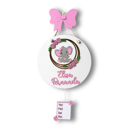 88 - Elefante y Flores