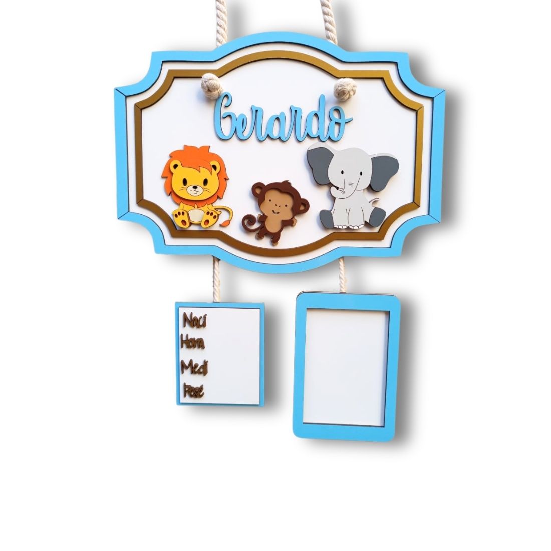 97 - Elefante, Mono y Leon
